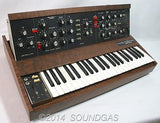 Moog muSonics Mininmoog Model D vintage analogue synthesiser