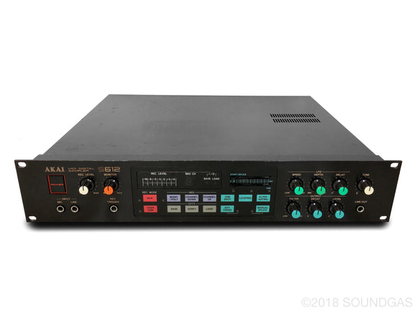 Akai-S612 + MIDI Front Panel Animator (FPA)