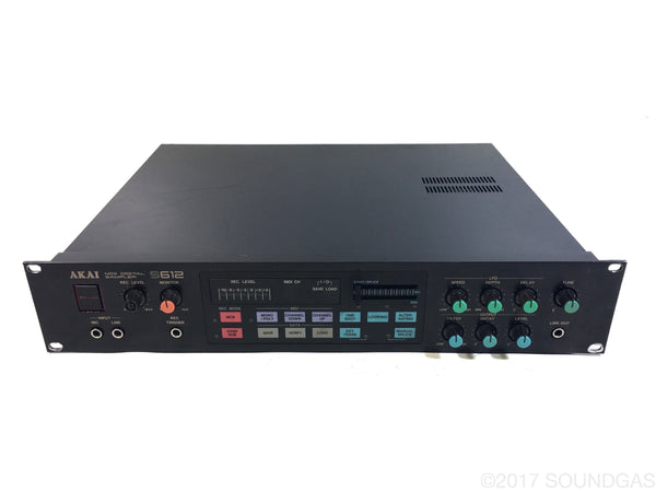 Akai S612 + MIDI Front Panel Animator