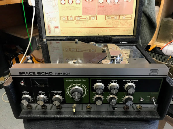 Roland RE-201 Space Echo - early preamps