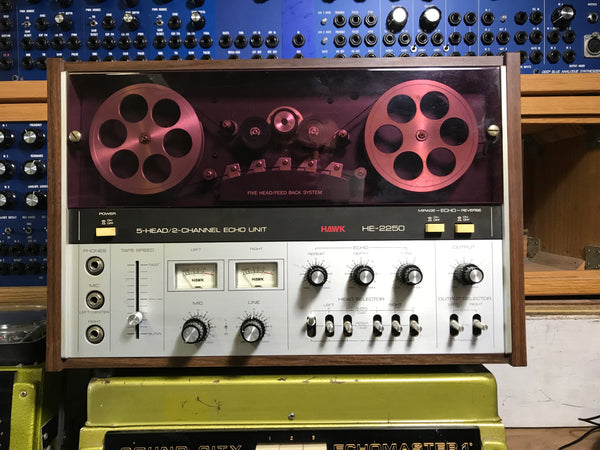 Hawk HE-2250 5-Head/2-Channel Echo Unit