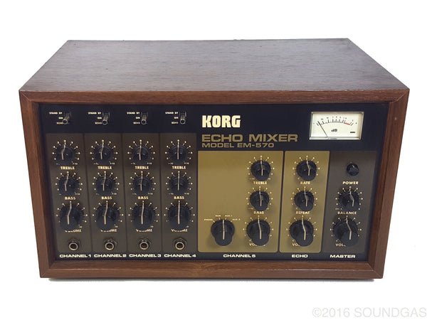 Korg EM-570 Echo Mixer (MN3005 Delay)