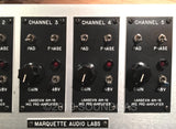 Langevin AM16 x 6 preamps in Marquette Audio Rack