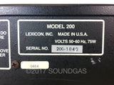 Lexicon Model 200 Digital Reverberator