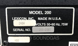 Lexicon Model 200 Digital Reverberator