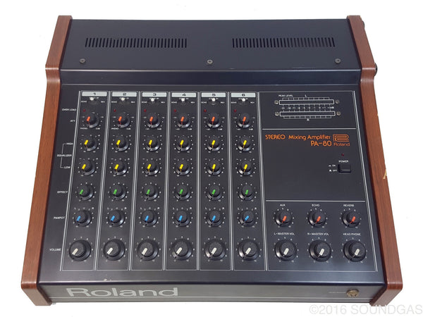 Roland PA.80 Mixer w/ Spring Reverb