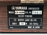 Yamaha CS-40M